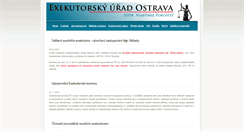 Desktop Screenshot of exekucniurad.cz